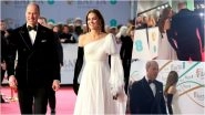 Princess Kate Middleton Slaps Prince William&rsquo;s Butt at BAFTA Awards 2023 Red Carpet? Viral Video of the Duchess of Cambridge Takes Over the Internet
