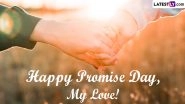 Happy Promise Day 2023 Images & HD Wallpapers for Free Download Online: WhatsApp Stickers, Promise Day Quotes and GIFs To Celebrate the Day of Commitment