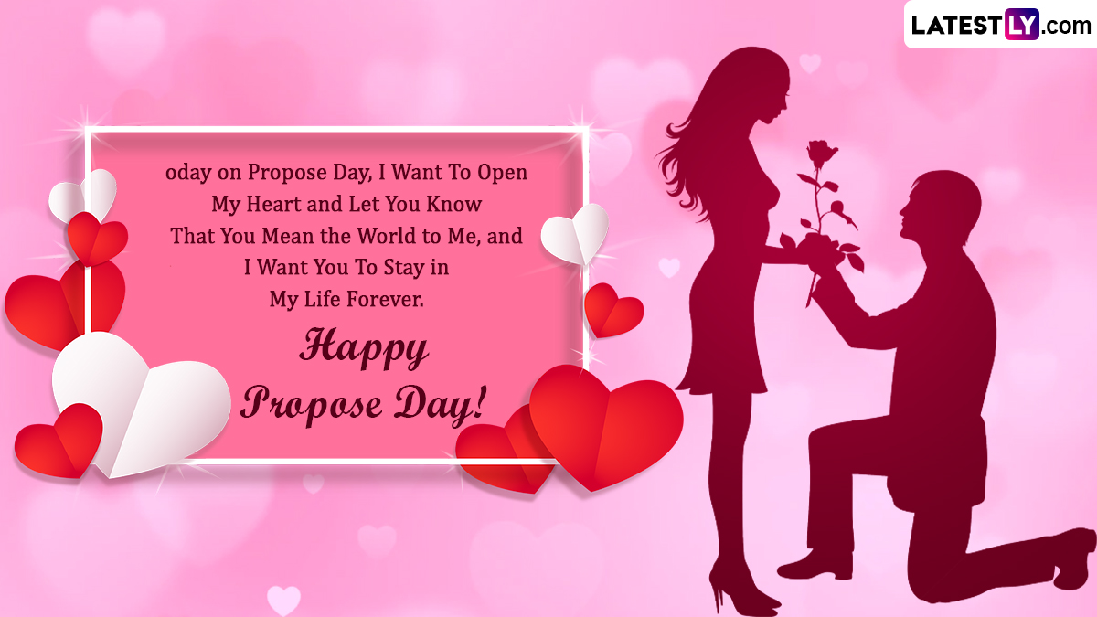 Happy Propose Day 2023 Romantic Messages: Wishes, Greetings ...