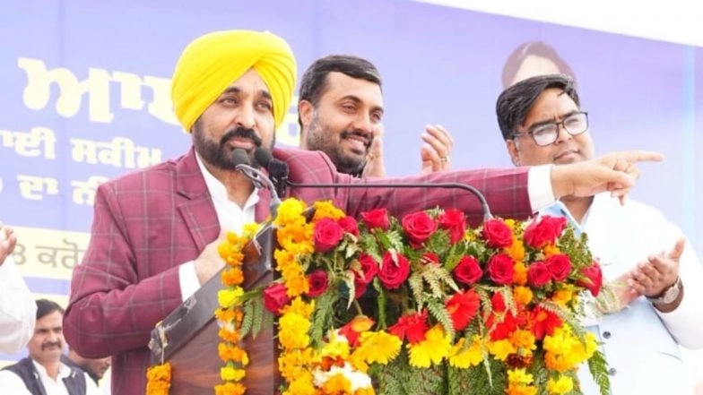 Punjab CM Bhagwant Mann Lays Foundation Stone of Canal Water Based Project in Fazilka