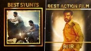 HCA Film Awards 2023: SS Rajamouli&rsquo;s RRR Wins in Best Action Film and Best Stunts Categories!