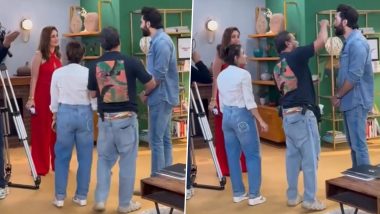 Ranbir Kapoor Shoots for Kareena Kapoor Khan's Show What Women Want Ahead of Tu Jhoothi Main Makkaar's Release (Watch Video)