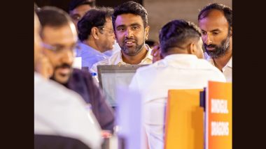 Ravi Ashwin Attends TNPL 2023 Auction for Dindigul Dragons, Pic of Indian All-Rounder Seated at Auction Table Goes Viral!