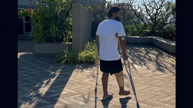 Rishabh Pant Posts Pictures of him Walking on Crutches, Shares Motivational Message On His Way To Recovery After Car Accident