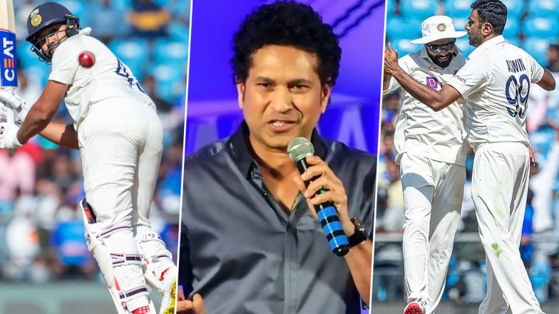 Sachin Tendulkar Lauds Team India's 'RRR' Trio for Standout Performances During IND vs AUS 1st Test 2023