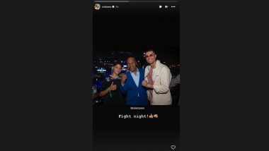 Legendary Meeting! Cristiano Ronaldo Spotted With Mike Tyson at Jake Paul vs Tommy Fury Fight in Saudi Arabia (See Pic and Video)