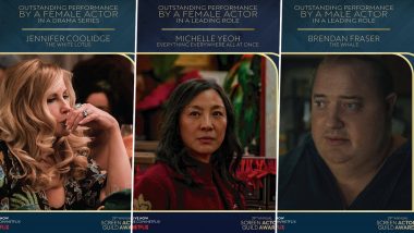 SAG Awards 2023: Brendan Fraser, Jennifer Coolidge, Michelle Yeoh Win Big - Check Out Full Winners List Here!