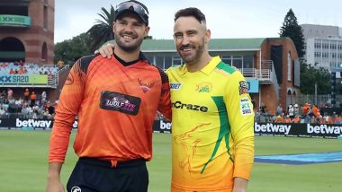 SA20 Live Streaming in India: Watch Joburg Super Kings vs Sunrisers Eastern Cape Live Telecast of South Africa T20 League 2023 Semifinal Match