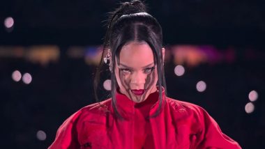 Rihanna Reveals She is Pregnant With Second Child During Super Bowl Halftime Performance (Watch Video)