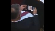 Serbian MP Zvonimir Stevic Caught Watching Porn During Parliamentary Debate; Resigns After Video Goes Viral