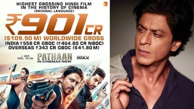 Pathaan Box Office Collection: Shah Rukh Khan, Deepika Padukone and John Abraham's Spy Thriller Mints Rs 901 Crore Worldwide