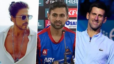 Shoaib Malik Refers to Shah Rukh Khan and Novak Djokovic As Examples While Answering Question on 'Old Is Gold' Following PSL 2023 Match (Watch Video)