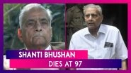 Shanti Bhushan, Former Law Minister, Dies At 97