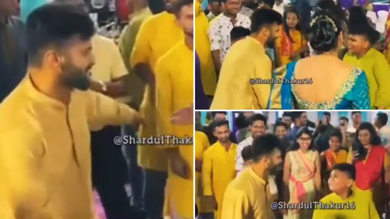 Shardul Thakur Haldi Ceremony: Indian Cricketer Matches Steps With Tunes Of Zingaat, Video Goes Viral