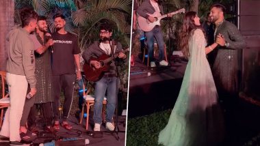 Shreyas Iyer, Abhishek Nayar Sing Romantic Bollywood Song At Shardul Thakur's Pre-Wedding Ceremony, KKR Shares Video