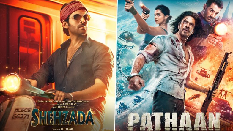 Shehzada vs Pathaan: Will Rs 110-Ticket Pricing for Shah Rukh Khan's Film Affect Kartik Aaryan-Starrer's First-Day Box Office? - Vimarsana News