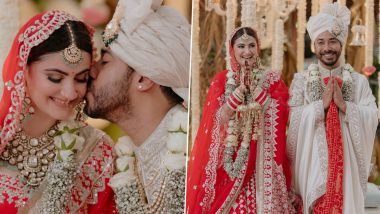 Shivaleeka Oberoi Marries Drishyam 2 Director Abhishek Pathak! Couples Shares Beautiful Pictures From Their Wedding Ceremony on Instagram