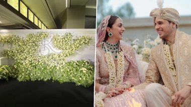Sidharth Malhotra-Kiara Advani's Mumbai Reception: The Wedding Reception Venue Decked Up In Flowers (Watch Video)