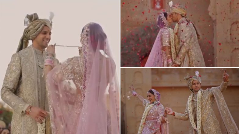 Sidharth Malhotra–Kiara Advani Share Glimpses of Their Dreamy Wedding Ceremony and It Will Make SidKiara Fans Shed Happy Tears (Watch Video)