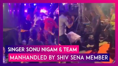 Singer Sonu Nigam & Team Manhandled By Shiv Sena Member At An Event In Chembur; One Injured In Brawl Over Selfie