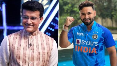 Rishabh Pant Return Date: Delhi Capitals Director of Cricket Sourav Ganguly Reveals When the Injured Indian Wicketkeeper Will Get Back to Action
