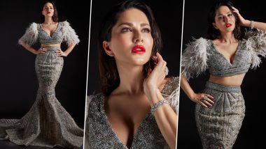 Sunny Leone Looks Drop-Dead Gorgeous in Silver Sequin Outfit (View Pics)