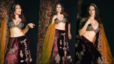 Sunny Leone Hot Video in Sexy Lehenga Choli Sets Instagram on Fire, Check Out the Diva's Desi Avatar!