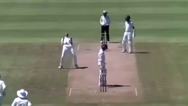 Thando Ntini Dismisses Tagenarine Chanderpaul! Fans Get Nostalgic As Makhaya Ntini's Son Takes Wicket of Shivnarine Chanderpaul's Son During WI vs SA Practice Match