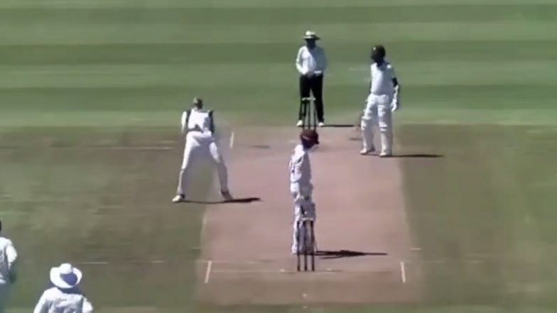 Thando Ntini Dismisses Tagenarine Chanderpaul! Fans Get Nostalgic As Makhaya Ntini's Son Takes Wicket of Shivnarine Chanderpaul's Son During WI vs SA Practice Match