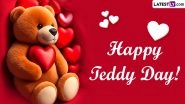 Teddy Day 2023 Images & HD Wallpapers for Free Download Online: Wish Happy Teddy Day With Quotes, Messages, Greetings and Teddy Bear Pics and GIFs