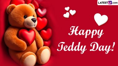 Teddy Day 2023 Images & HD Wallpapers for Free Download Online: Wish Happy Teddy Day With Quotes, Messages, Greetings and Teddy Bear Pics and GIFs
