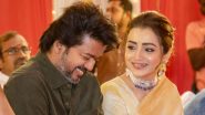 Thalapathy 67: Trisha Krishnan Reunites With Thalapathy Vijay and Celebrates Their Collaboration With This Lovely Pic!