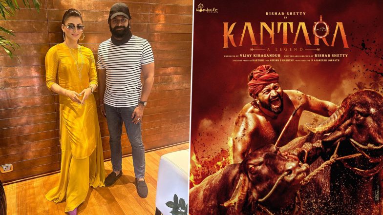 Urvashi Rautela Signs Kantara 2? Actress Shares Pic With Rishab Shetty on Insta (View Post)