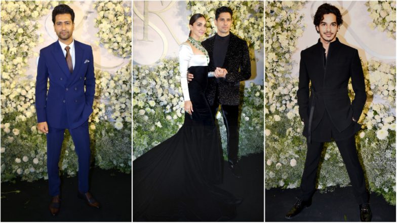 Sidharth Malhotra–Kiara Advani Wedding Reception: Vicky Kaushal and Ishaan Khatter Grace the Star-Studded Affair in Style (View Pics)