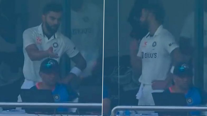 Virat Kohli Reacts Unhappily in Dressing Room After Being Adjudged LBW During Day 2 of IND vs AUS 2nd Test 2023 (Watch Video)