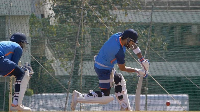 Virat Kohli Hits the Nets, Gears Up for India vs Australia Border Gavaskar Trophy 2023 in Style (See Pic)