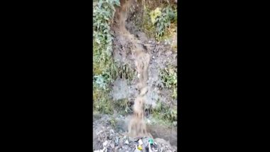 Joshimath: Water Supply Pipeline Bursts, Causes Scare Among Residents of Subsidence-Hit Uttarakhand Town (Watch Video)