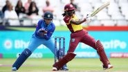 How to Watch WI-W vs IRE-W, ICC Women&rsquo;s T20 World Cup 2023 Live Streaming Online? Get Free Telecast Details of West Indies Women vs Ireland Women Cricket Match With Time in IST