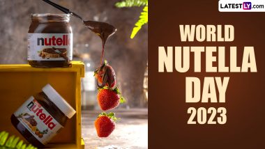 World Nutella Day 2023 Recipes: From Pancakes to Mousse, Try Out These Delicious Treats Using Nutella To Appreciate the Chocolaty Flavour (Watch Videos)