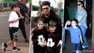 From AbRam to Taimur, Check Out Actors And Star Kids Who Arrived at Karan Johar&rsquo;s Twins Yash-Roohi&rsquo;s Birthday Bash (View Pics & Videos)
