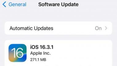 iOS 16.3.1: Apple Releases New Software with Crash Detection Optimisation for iPhone 14 and 14 Pro