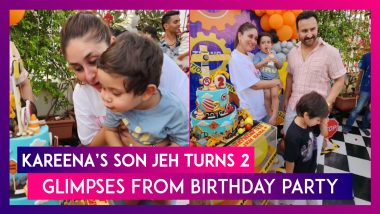 Kareena Kapoor’s Son Jeh Turns Two; Pool-Side Birthday Party With Huge Cake, Balloons & More