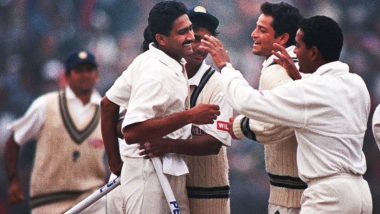 Anil Kumble's 10 Wickets in an Innings: On This Day in 1999, Jumbo Scalped 10/74 vs Pakistan (Watch Video)