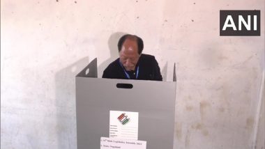 Nagaland Assembly Elections 2023: CM Neiphiu Rio Casts His Vote in Kohima Distirct (See Pics)