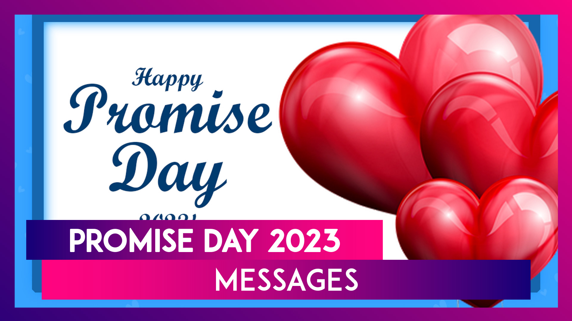 Promise Day 2023 Messages, Lovely Quotes and Couple HD