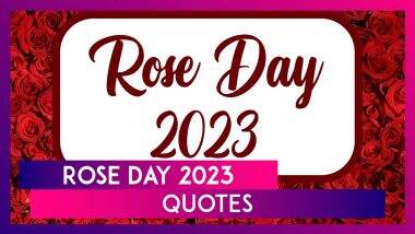 Rose Day 2023 Quotes and Sayings About Love, Beautiful Rose Images, HD Wallpapers and Messages