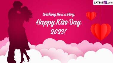 Happy Kiss Day 2023 Wishes, Greetings & Quotes: Send Lovely Messages, Kiss Day Images and HD Wallpapers To Celebrate the Romantic Day During Valentine’s Week