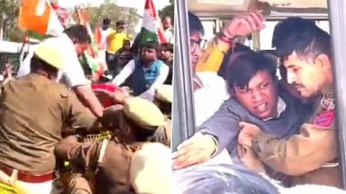 Hindenburg-Adani Row: Delhi Police Detain Youth Congress Workers Protesting Against Narendra Modi Government (Watch Video)