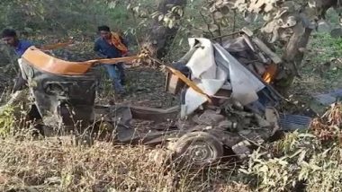Chhattisgarh Road Accident: Seven Schoolchildren Killed As Truck Hits Autorickshaw in Kanker District