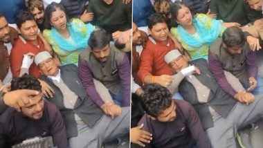 Harish Rawat, Former Uttarakhand Chief Minister, Falls Ill While Leading Congress Protest in Uttarakhand (Watch Video)